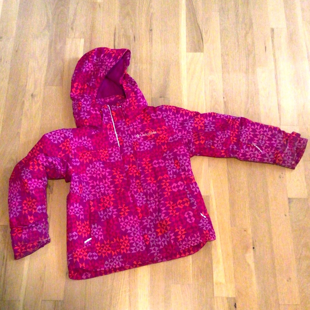 Pink and purple Columbia ski/snowboard jacket